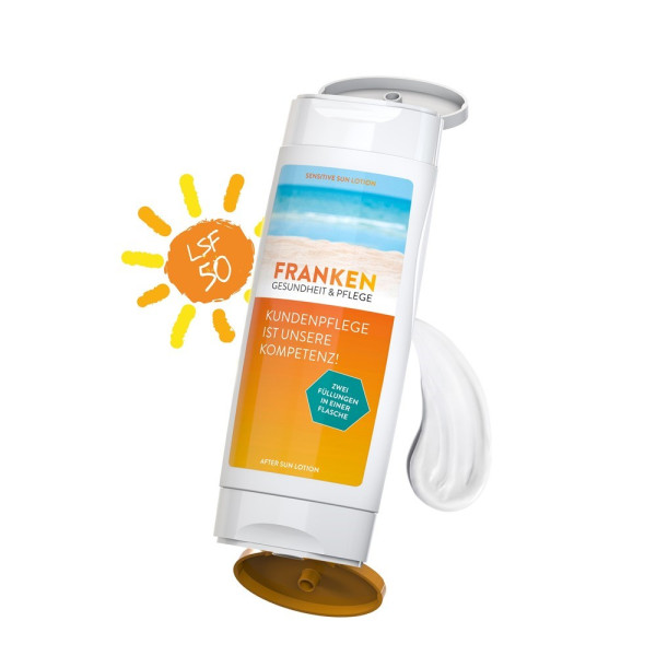 DuoPack Sonnenmilch LSF 50 (sens.) + After Sun Lotion (2x50 ml), BL
